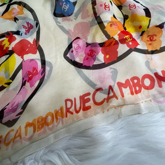 Chanel Rue Cambon Silk Scarf. - Picture 10 of 16